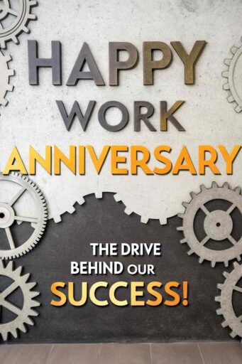 Celebrate dedication with innovative happy anniversary images work showcasing teamwork.