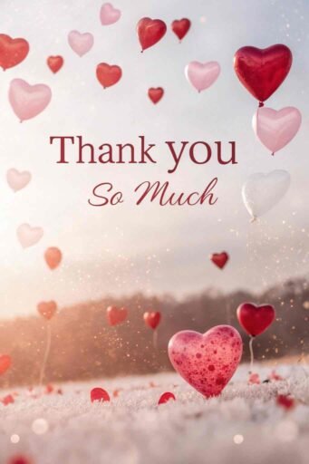 This thank you so much image conveys love and appreciation with its heart-filled design.