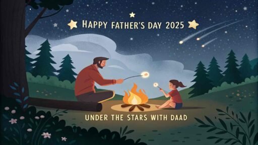 Perfect for adventurous dads, a cozy addition to "happy father's day 2025 images."