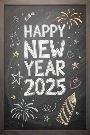 Get creative with this artistic "happy new year 2025 image for free," perfect for a casual yet stylish greeting.