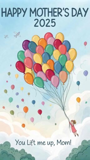 This vibrant image is perfect for sending joy on Mother’s Day. A great fit for Happy Mother’s Day 2025 images​.