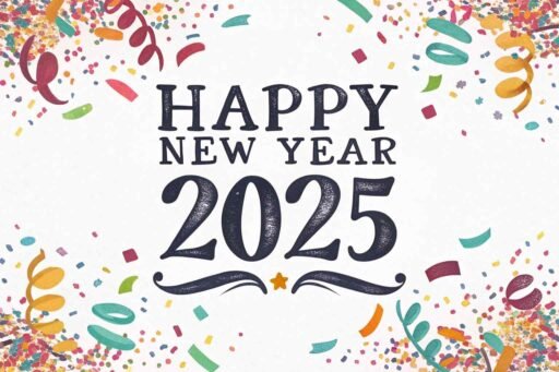 Keep it simple yet festive with this "happy new year 2025 image for free."