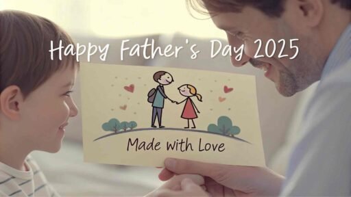 This artistic design stands out in "happy father's day 2025 images."