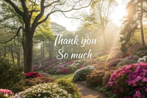 This thank you so much image brings a floral burst of joy, perfect for heartfelt expressions of gratitude.
