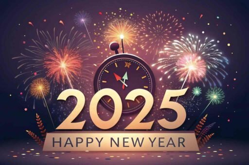 Ring in the new year with this "happy new year 2025 image for download," featuring bold text and a colorful countdown.