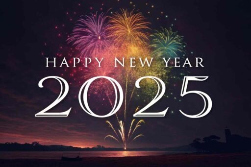 Add a splash of color to your greetings with this "happy new year 2025 image for free."