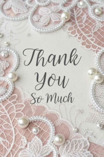 A classy and refined thank you so much image, ideal for special occasions and formal expressions.