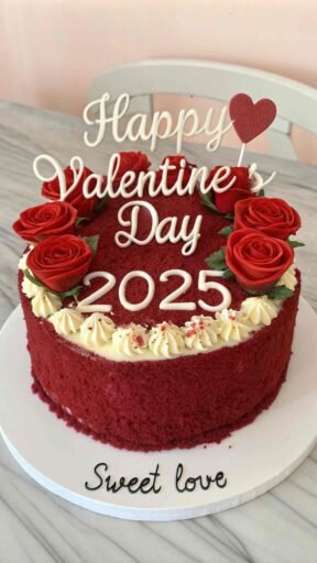 A delectable treat for the eyes, perfect for "happy valentine's day 2025 images" to share a sweet message of love.