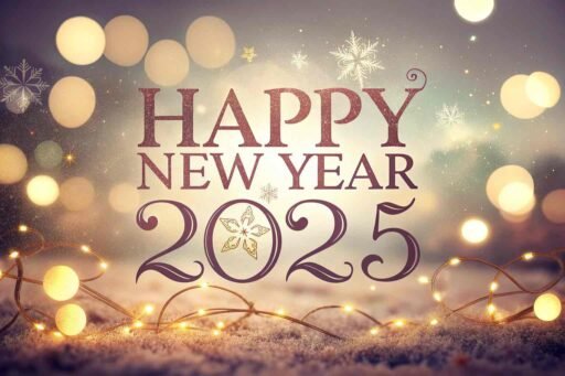 Spread warmth with this magical "happy new year 2025 image for free," featuring a glowing bokeh design.
