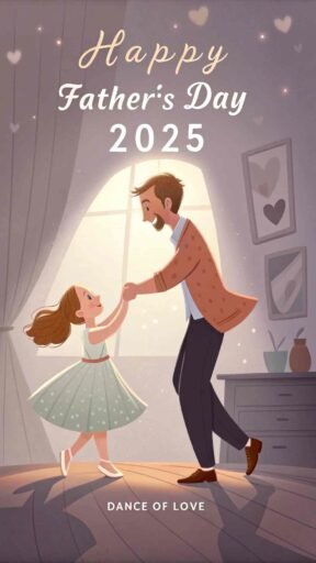 An elegant and heartfelt design for "happy father's day 2025 images."