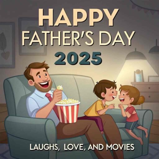 Celebrate fun family nights with this theme for "happy father's day 2025 images."