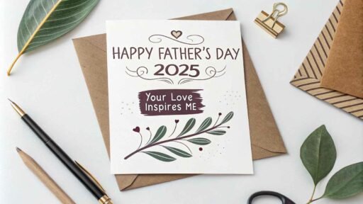 Simple and thoughtful, ideal for "happy father's day 2025 images."