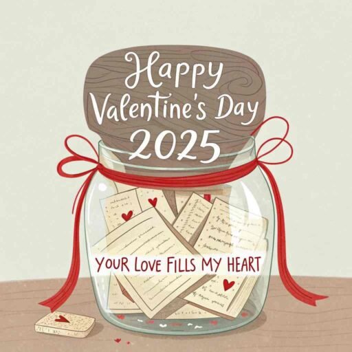 A heartfelt, personal image for "happy valentine's day 2025 images," ideal for sending love through thoughtful messages.