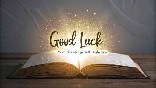 This good luck image for exams symbolizes the power of knowledge, inspiring students to trust their preparation and approach their exams with confidence.