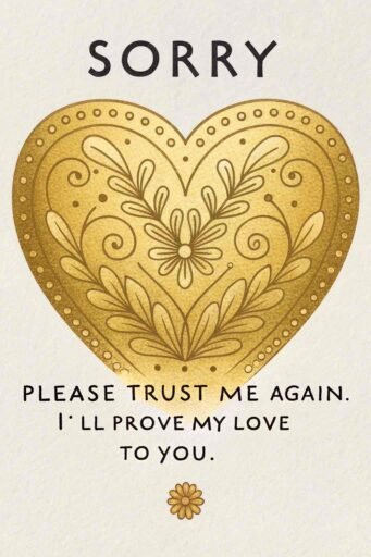 A tender "gf sorry image" focused on love, hope, and vulnerability.