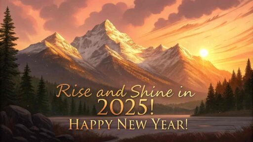 Stunning "happy new year 2025 hd image with quote" symbolizing a bright new beginning.