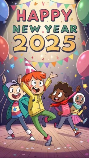 A party scene capturing fun vibes and "happy new year funny pic."