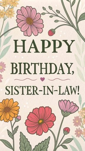 Express your love with happy birthday images sister in law that cherish your relationship.