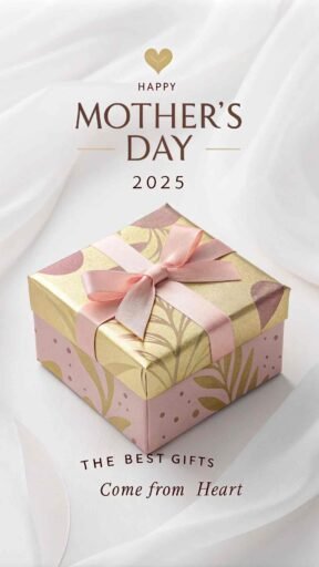 A gift-filled image that expresses appreciation for all mothers. Ideal for Happy Mother’s Day 2025 images​.