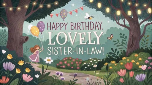 Enchant her with happy birthday images sister in law filled with charm.