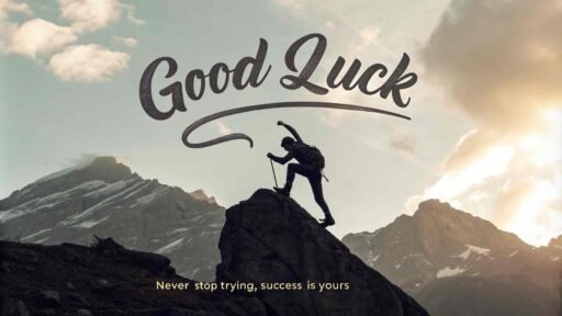 A motivational design to encourage students to keep pushing and never give up on their dreams.