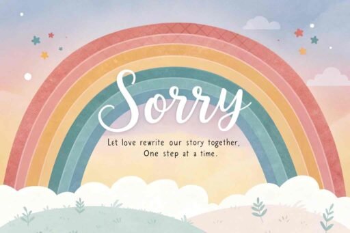 A hopeful "gf sorry image" symbolizing the promise of renewal and shared happiness.