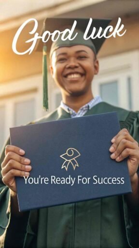 Perfect for sending good luck images for exams, this design encourages students to trust in their preparation and take on exams with confidence.