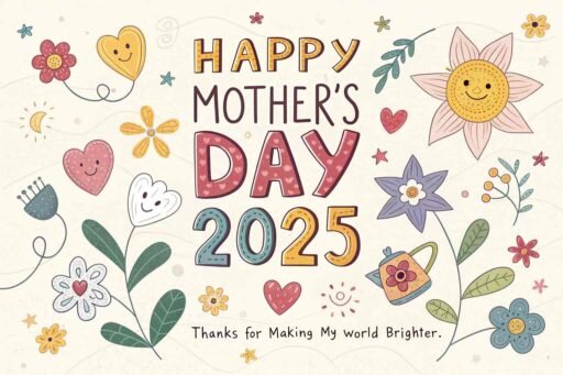 A whimsical and fun way to express appreciation. Perfect for Happy Mother’s Day 2025 images​.