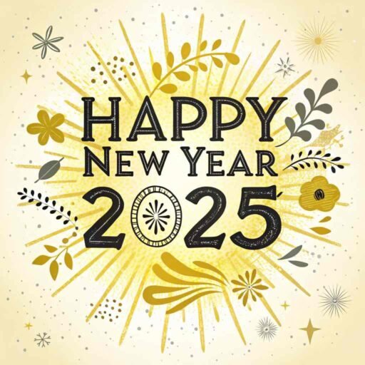 Share this radiant "happy new year 2025 image for free," perfect for spreading positivity and joy.