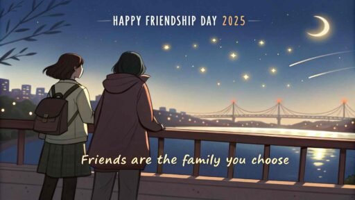 This image is a perfect representation for happy friendship day 2025 images, capturing a beautiful and romantic bond of friendship.