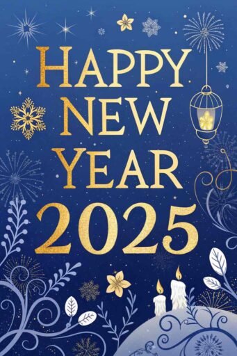 Celebrate in style with this classy "happy new year 2025 image for free."