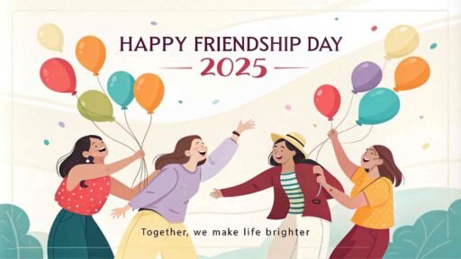 For happy friendship day 2025 images, this colorful and joyful image will help you celebrate the day with your best friend.