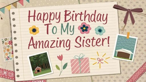 Bring memories to life with happy birthday to my sister images full of love and joy.