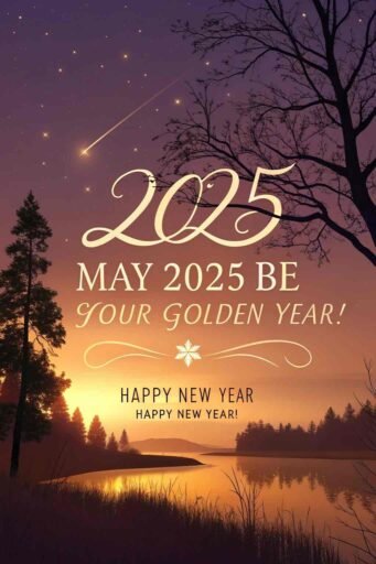 A picturesque "happy new year 2025 hd image with quote" capturing elegance.