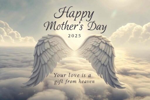 A divine and uplifting image symbolizing the angelic love of mothers. A perfect fit for Happy Mother’s Day 2025 images​.