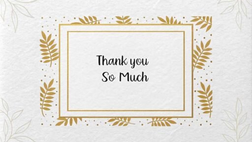 A minimalist thank you so much image with a classy touch, ideal for expressing your gratitude simply and elegantly.