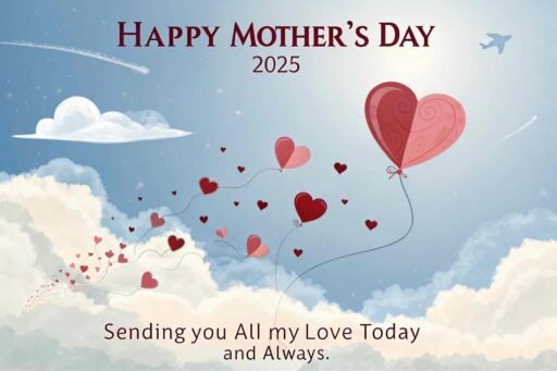 A dreamy image symbolizing the love mothers share. Perfect for Happy Mother’s Day 2025 images​.