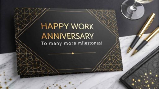 Perfect for classy happy anniversary images work to celebrate professional milestones.