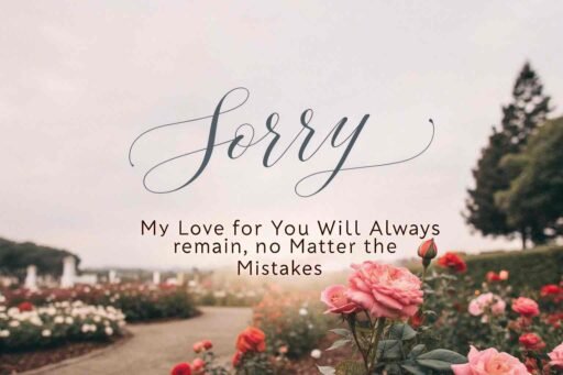 A beautiful "gf sorry image" showing enduring love and commitment.
