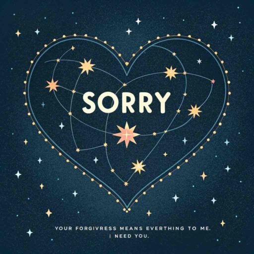 A tender "gf sorry image" expressing vulnerability and the emotional weight of forgiveness.