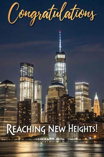 A modern and urban-themed design for celebrating achievements in congratulations images for success.