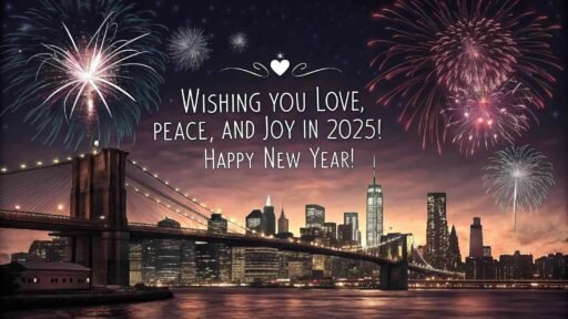 Bright fireworks and warm wishes in this "happy new year 2025 hd image with quote" spread festive vibes.