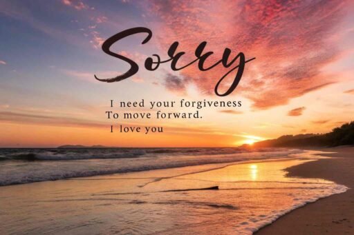 A peaceful "gf sorry image" combining hope, beauty, and emotional depth.