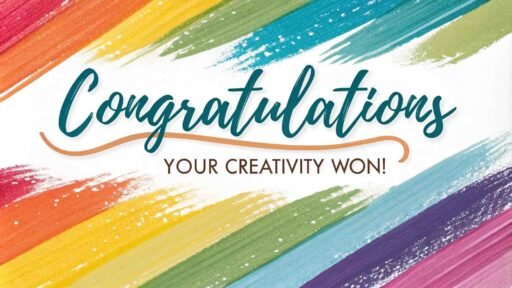 Perfect for artists and creators, this image enhances your collection of congratulations images for success.