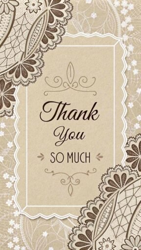 A vintage-themed thank you so much image with timeless charm, ideal for heartfelt expressions.