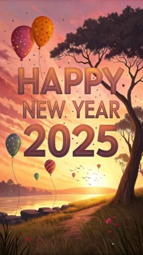 A creative and fun outdoor image featuring "happy new year funny pic."