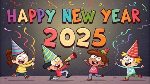 A lighthearted, celebratory image highlighting "happy new year funny pic."