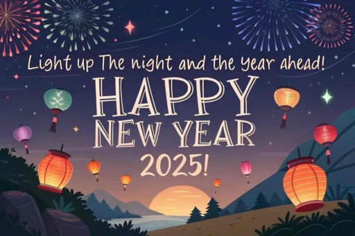 A magical "happy new year 2025 hd image with quote" bringing festive joy.