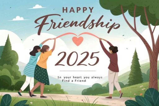 A heartfelt image for happy friendship day 2025 images, symbolizing the love and connection between two friends.