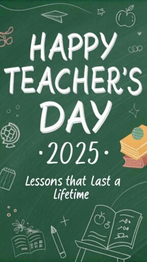 An authentic classroom vibe, ideal for showcasing gratitude with happy teacher's day 2025 images.